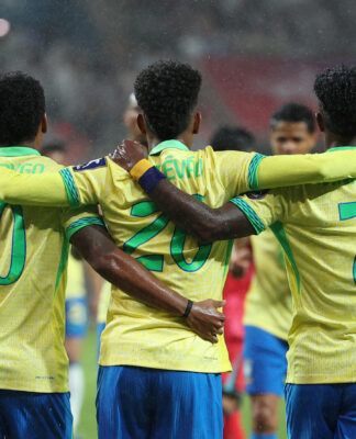 Estêvão e Rodrygo marcam duas vezes em goleada do Brasil sobre Coreia do Sul por 5 x 0