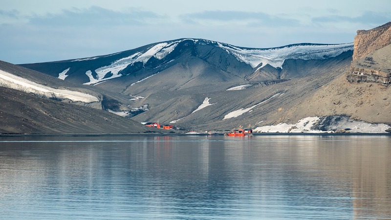 Paisagem na Antártida