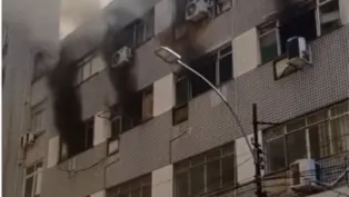 Incêndio na zona sul do Rio