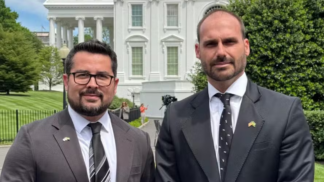 Paulo Figueiredo e Eduardo Bolsonaro