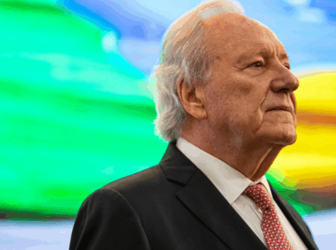 Ministro da Justiça Ricardo Lewandowski durante a abertura do II Fórum Global sobre Violência Domestica e Subtração Internacional de Crianças, em Fortaleza (CE)