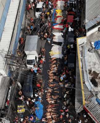 Rio amanhece com mais de 40 corpos expostos em rua após operação policial mais letal