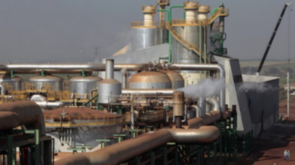 Usina de processamento de cana