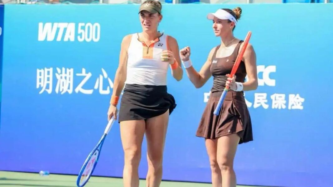 Luisa Stefani e Timea Babos no WTA