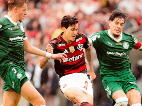 Flamengo e Palmeiras praticamente dividem chances de título do Campeonato Brasileiro
