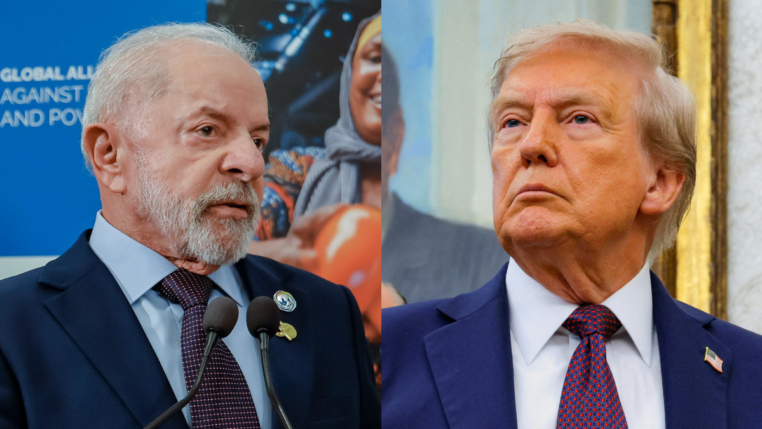 Lula e Donald Trump