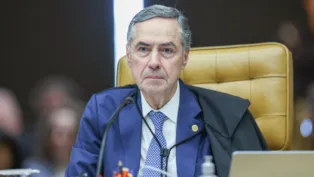 Ministro Luís Roberto Barroso durante sessão plenária no STF
