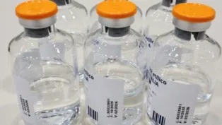 Frascos com antídoto de metanol