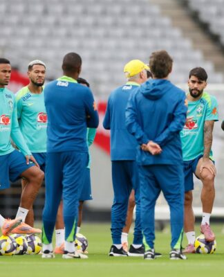 Seleção Brasileira treina em Tokyo