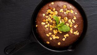 brownie de frigideira