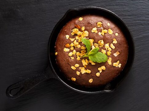 brownie de frigideira