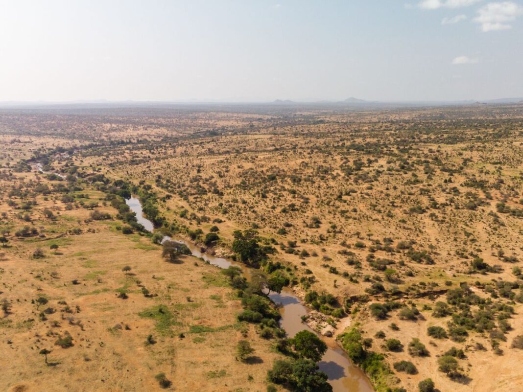 Etiópia vista de cima