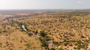 Etiópia vista de cima