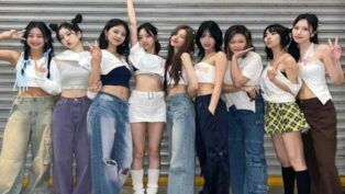 Imagem coloridad e grupo K Pop