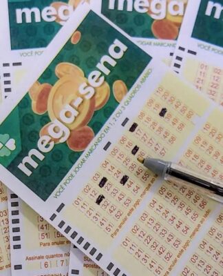 Imagem colorida de apostas da mega-sena