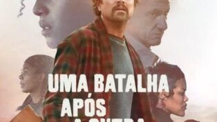 Imagem colorida do poster do filme "Uma batalha após a outra"