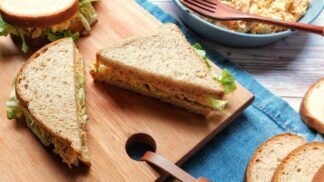 Imagem colorida de sanduiche