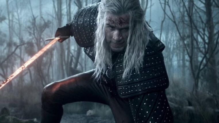 Imagem colorida de homem segurando espada