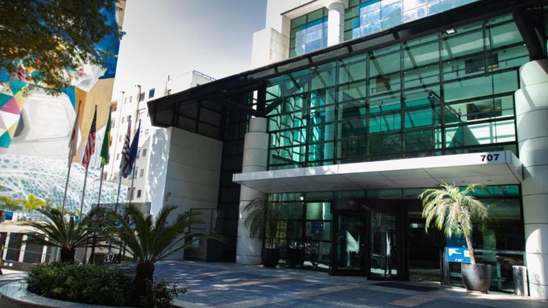 Fachada de do hotel onde advogada americana relatou ter sido estuprada, em São Paulo.