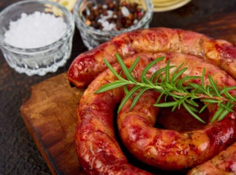 Linguiça gourmet assada