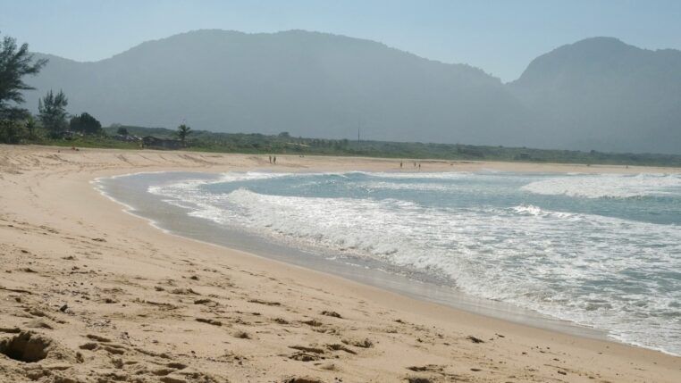 Praia no Brasil