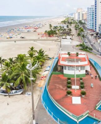 Praia Grande (SP) vista de cima