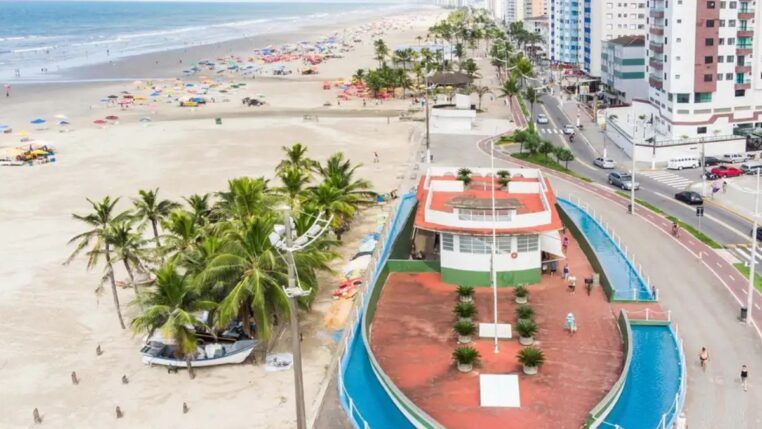 Praia Grande (SP) vista de cima