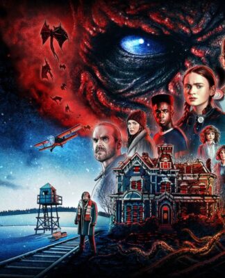 Capa oficial da série Stranger Things