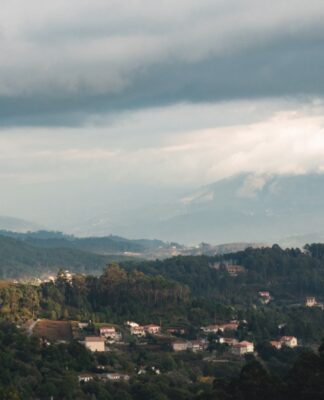 Vilarejo visto de cima