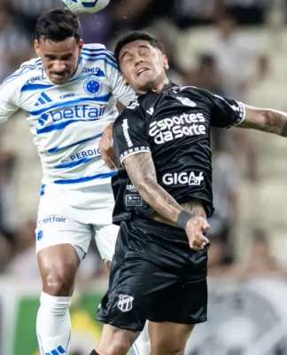 Cruzeiro empata, vê sonho do título evaporar e sai de Fortaleza só com suspiro profundo