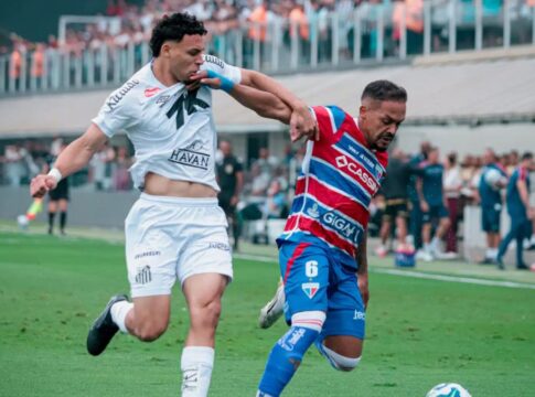 Santos empata com o Fortaleza e fica a dois pontos da zona da rebaixamento