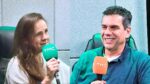 Flavia e Eduardo em entrevista ao corre