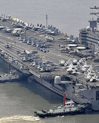 Navio da frota de Comando do Sul dos EUA