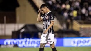 Matías Rojas atuando pelo Corinthians