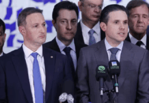 Hugo Motta e Guilherme Derrite