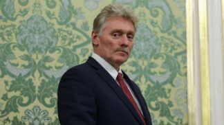 Dmitry Peskov, porta-voz do Kremlin, durante evento