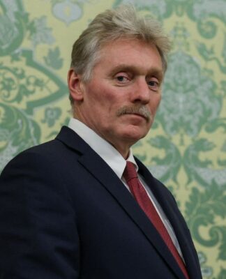 Dmitry Peskov, porta-voz do Kremlin, durante evento