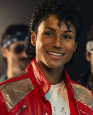 Imagem do ator que interpreta Michael Jackson no novo filme da Lionsgate