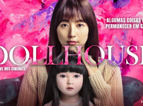 Divulgação do filme de terror japonês 