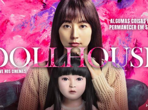 Divulgação do filme de terror japonês 