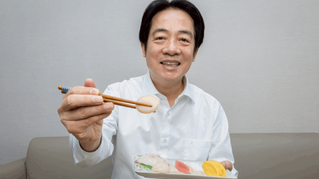 O presidente de Taiwan, Lai Ching-te, publicou na sua conta oficial: 