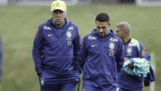 seleção brasileira em campo