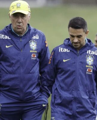 seleção brasileira em campo