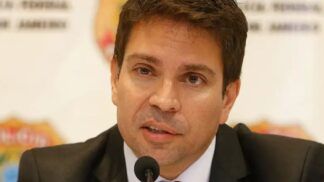 imagem do deputado Alexandre Ramagem, com close no rosto do parlamentar