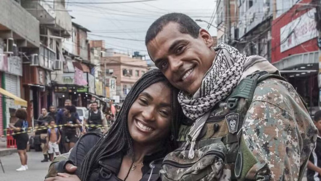 Marcello Mello Jr e Erika Januza, personagens de 