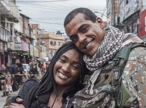 Marcello Mello Jr e Erika Januza, personagens de 