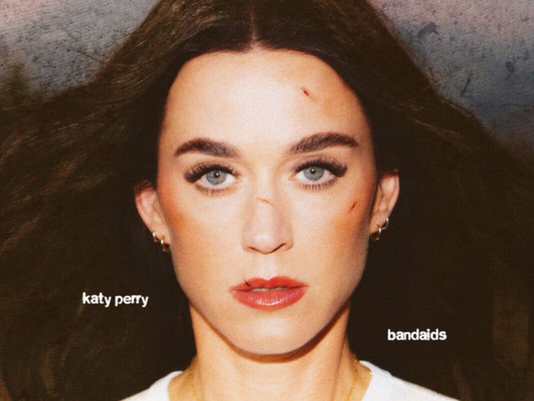 Na foto aparece o rosto de uma mulher branca que tem o rosto machucado levemente.