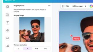 A imagem mostra a interface da plataforma Canva