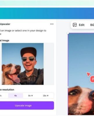 A imagem mostra a interface da plataforma Canva