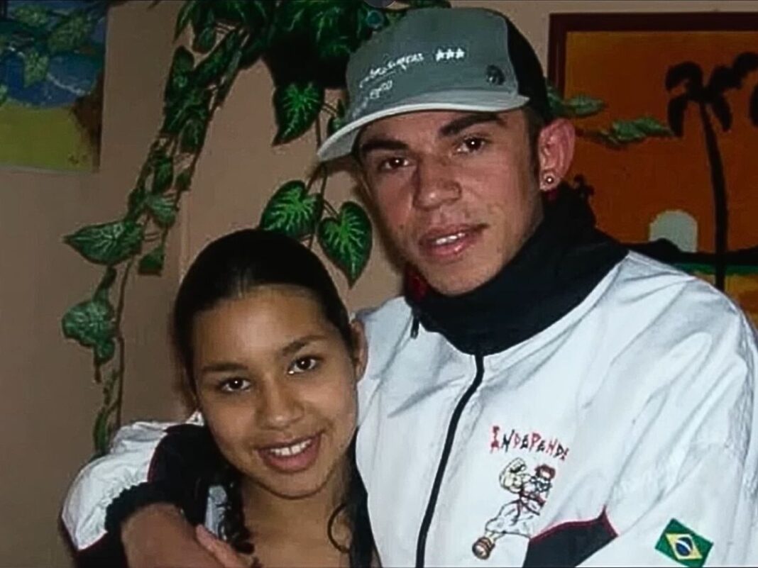 Imagem de Eloá e Lindenberg, seu assassino, ainda quando estavam namorando